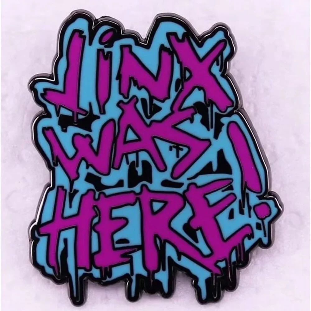 League of Legends Arcane Jinx 'Was Here' Enamel Pin – Collector's Edition - Picture 2 of 5